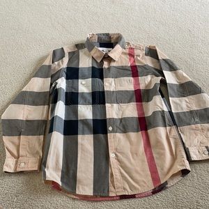 Burberry button down shirt